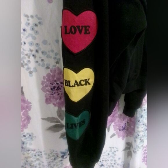 Unisex Cross Colours Patches Hoodie - Black, Size (XS) LIKENEW! - Picture 4 of 8